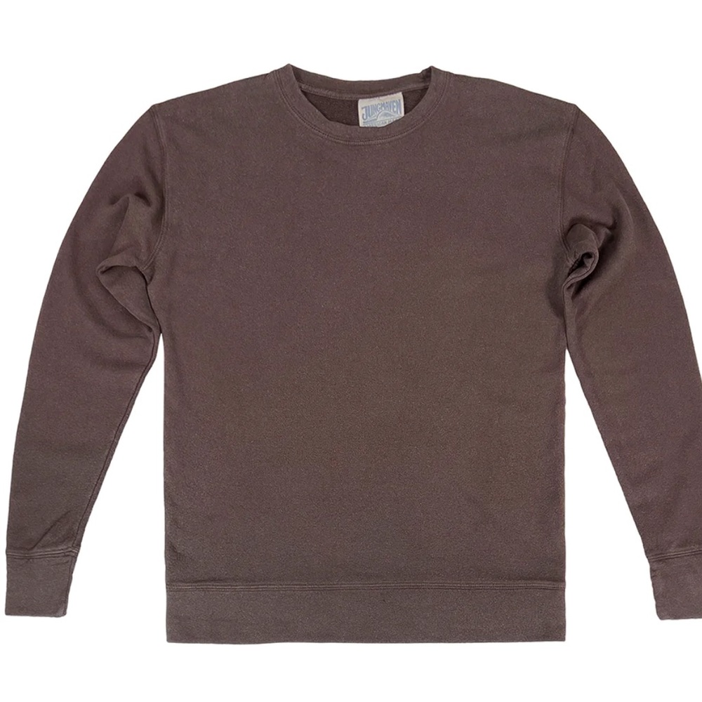 JUNGMAVEN Tahoe Sweatshirt, Sz. L, Color: Coffee Bean